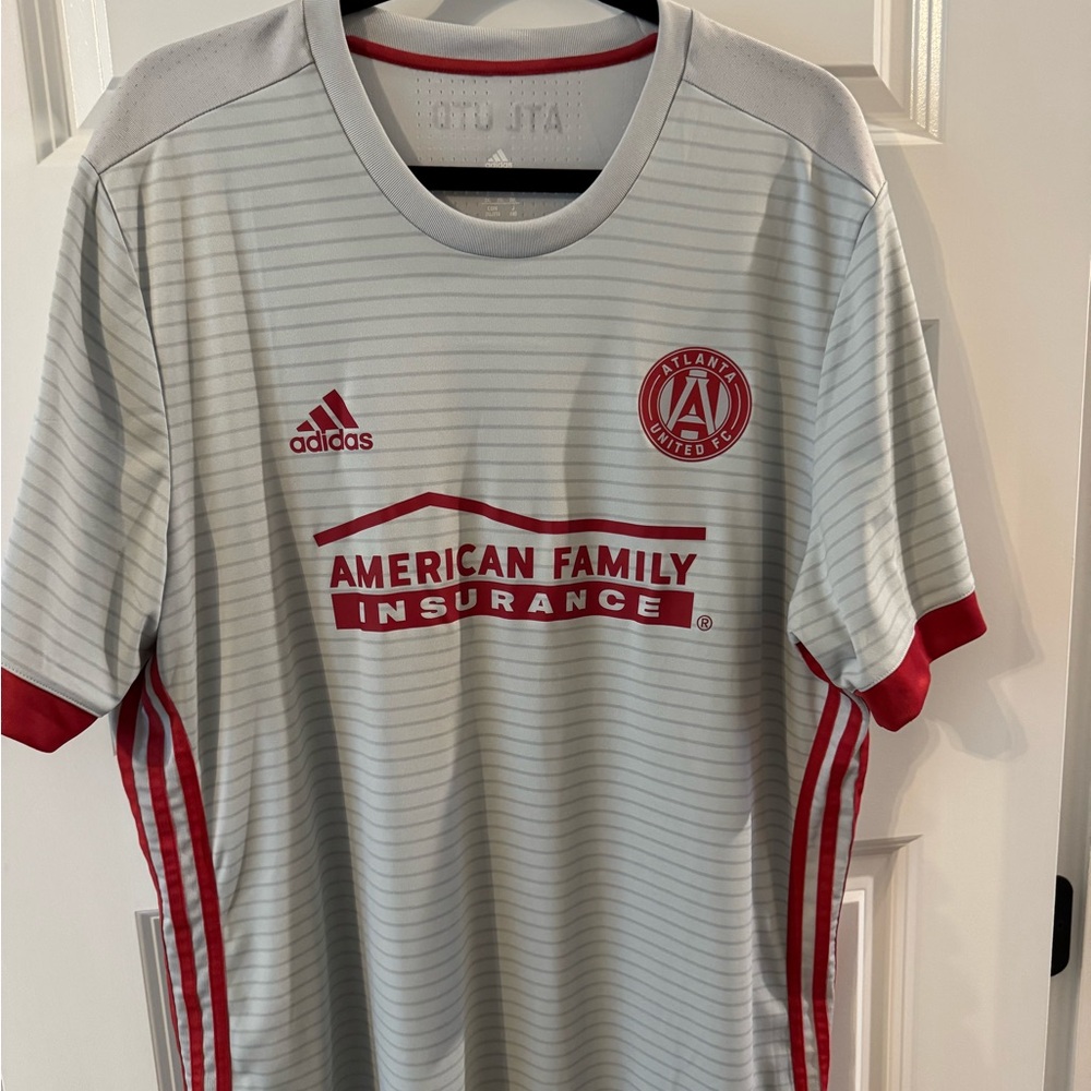 Adidas MLS Gray and Red Jersey